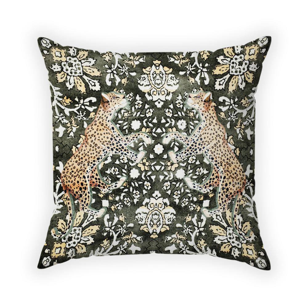 18 in. x 18 in. Outdoor Multi-Printed Recyled Polyester Throw Pillow