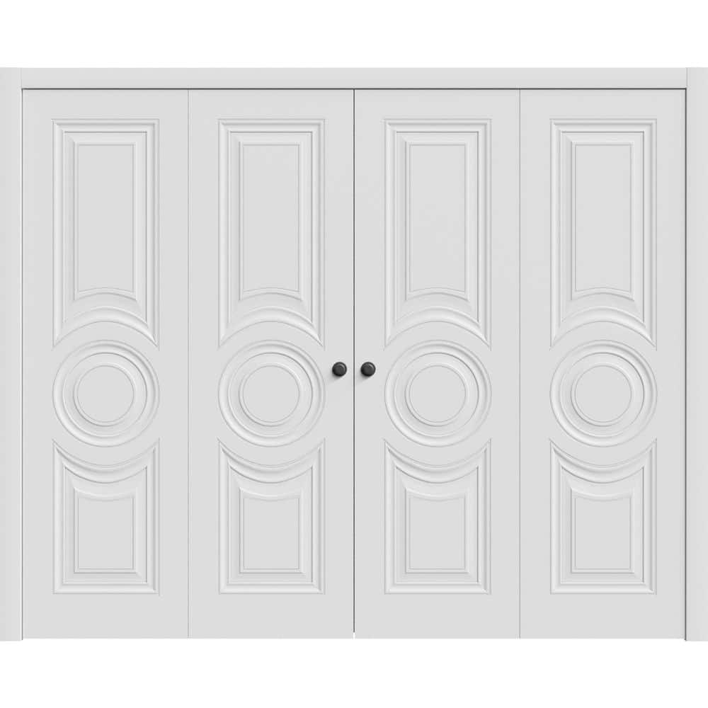 7801 72 in. x 84 in. Sold Core White Color Wood Bi-fold Door with Hardware price history on PriceWatchPro