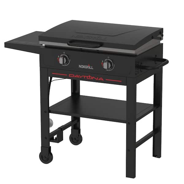 Nexgrill Daytona 2-Burner Propane Gas Grill 28 in. Flat Top