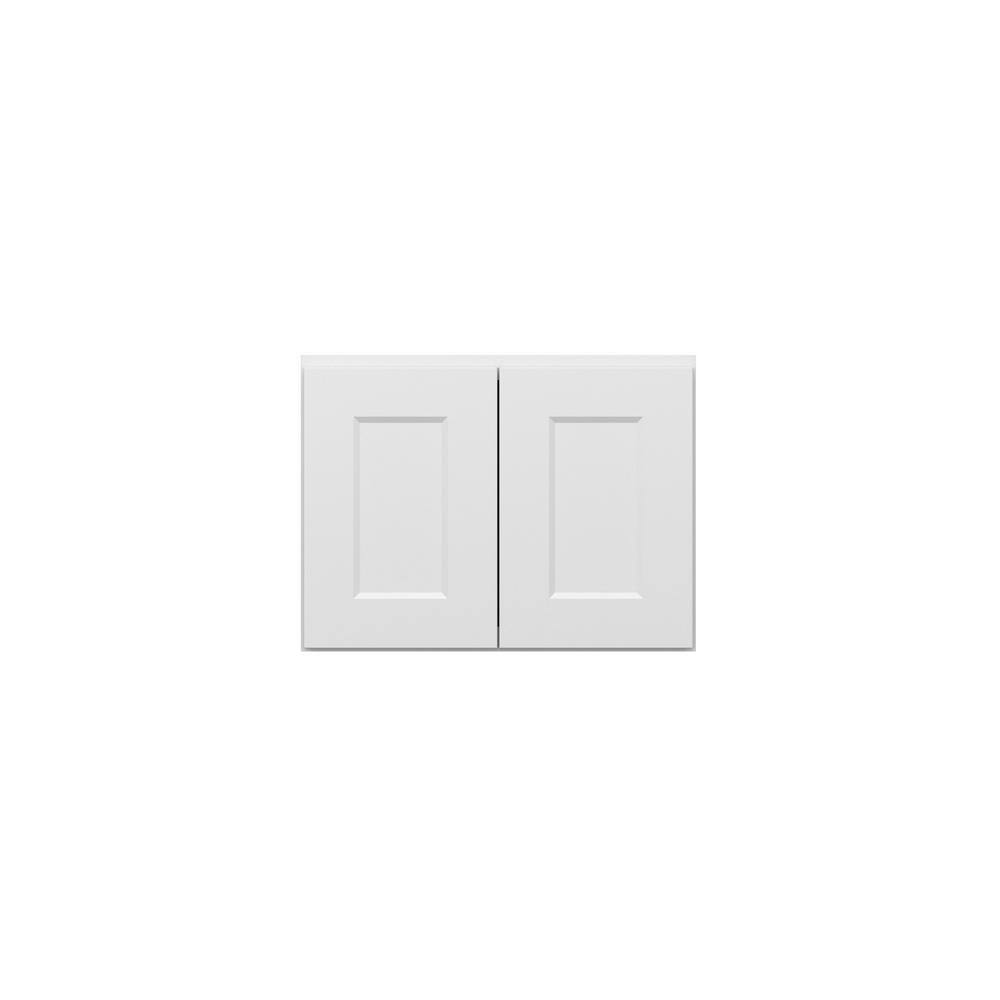 Norfolk Shaker 24 in. W x 18 in. H x 12 in. D in Painted White Plywood Asse
