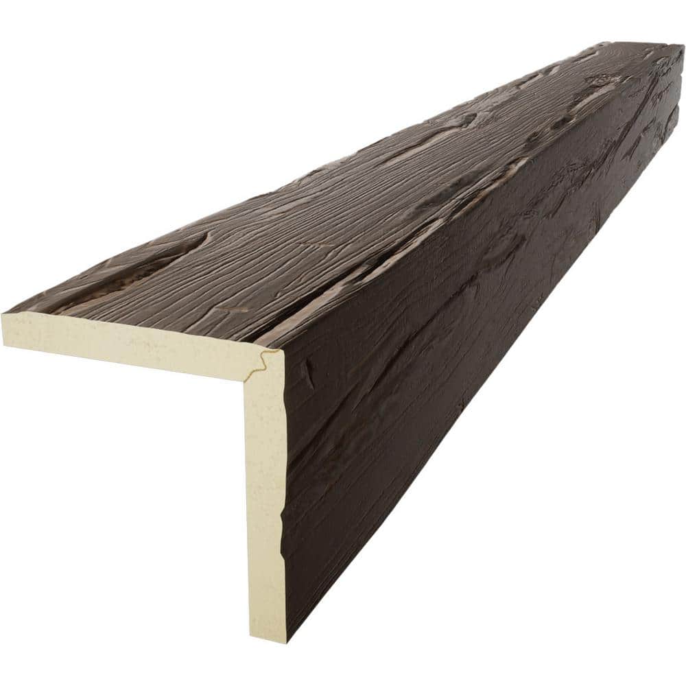 Cedar Bark Faux Wood Beam 10"H x 4"W x 8'L