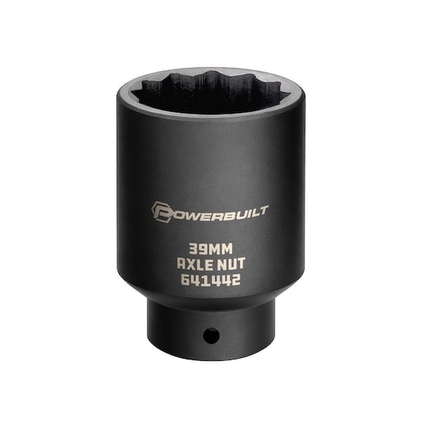 1/2 in. Drive 39 MM Deep Axle Nut Socket