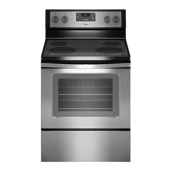 Whirlpool 4.8 cu. ft. Electric Range in Stainless Steel