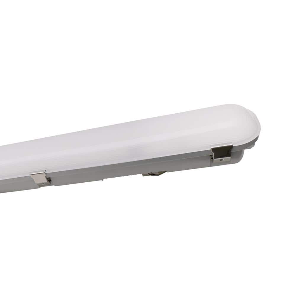 NICOR VT3(v2) 2 ft. 150-Watt Equivalent Integrated LED Light Grey Vaportite Strip Light Fixture, 5000K