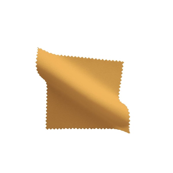 LA Linen 58 in. x 58 in. Gold Solid Polyester Poplin Square Tablecloth