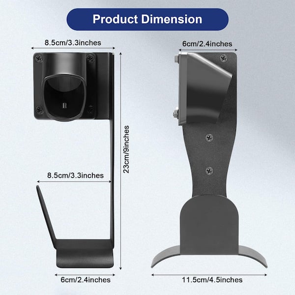 First 180 Degree Rotation Charging Base Holder For Tesla Model 3/Y/S/X New Condition Ev Cable Organizer Car Charger Holder - View #7