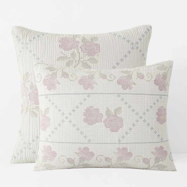 Legends Hotel Fleur Coverlet Cream Cotton Sham