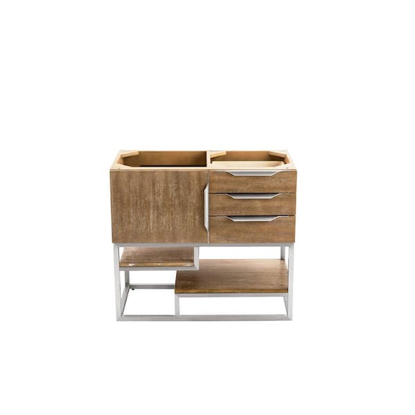 Columbia 35.5 in. W x 18.8 in. D x 36.0 in. H Single Bath Vanity Cabinet without Top in Latte Oak