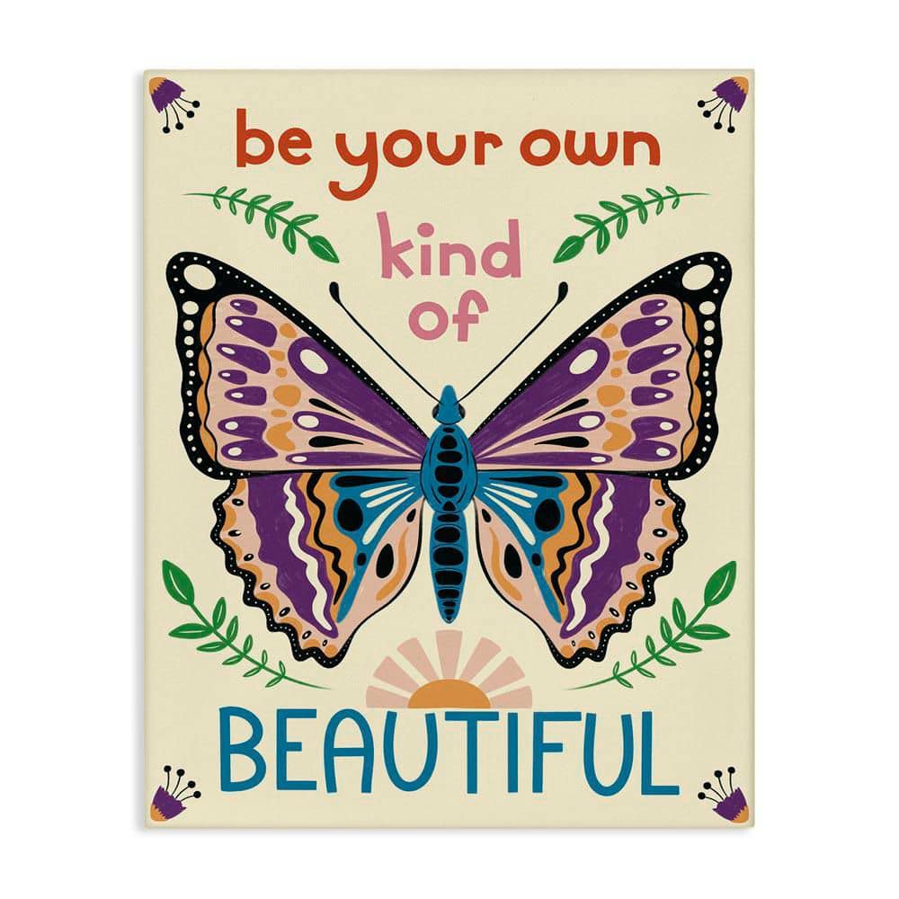 Your Own Beautiful Butterfly by Carrie Cantwell Unframed Animal Graphic Art Print 40 in. x 30 in. price history on PriceWatchPro