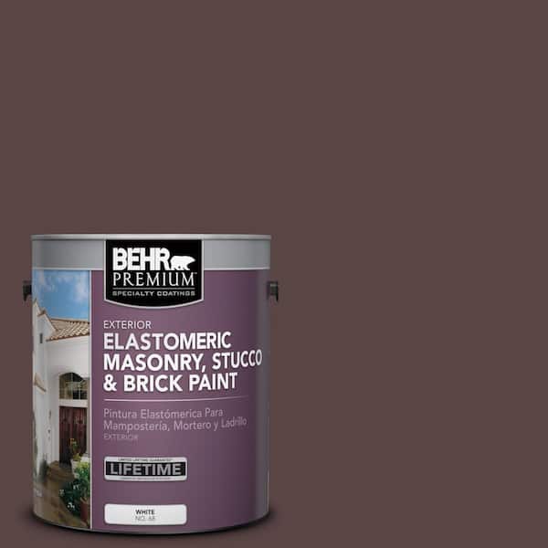 1 gal. #S-G-790 Bear Rug Elastomeric Masonry, Stucco and Brick Exterior Paint