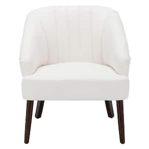 Quenton White Upholstered Accent Chairs