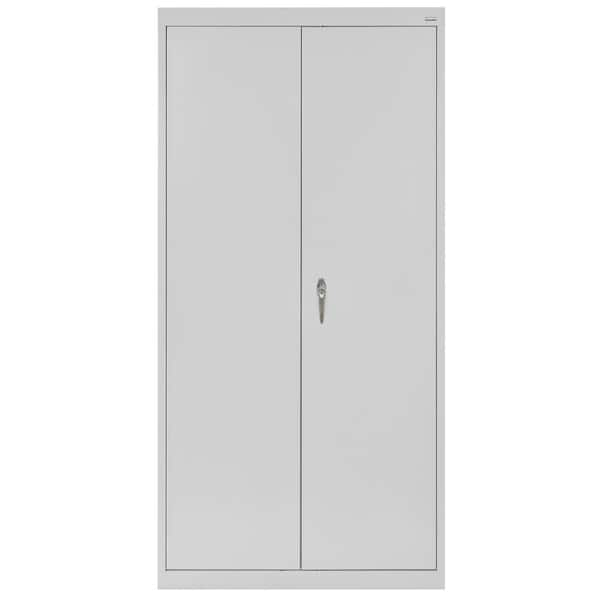 Industrial Clear-View Cabinet - 36 x 24 x 72, Unassembled, Gray