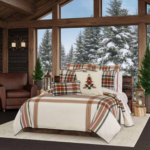 Unbranded Christine 3-Piece Red Cotton King/Cal. King Duvet Cover Set