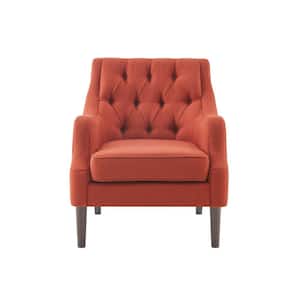 Elle Spice Button Tufted Accent Chair