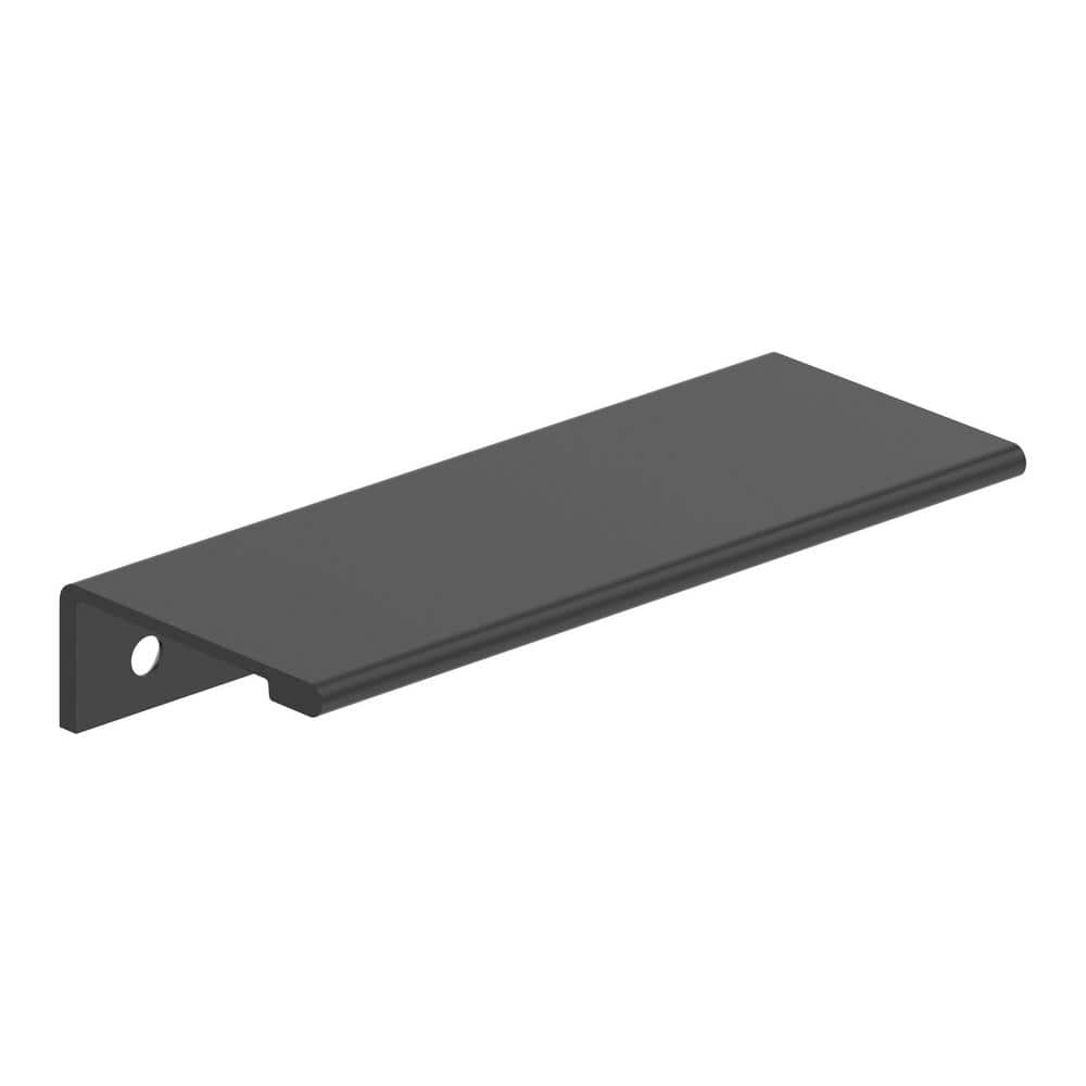 Streamline II 4 in. Center-to-Center (102mm) Modern Matte Black Cabinet Edge Pull price history on PriceWatchPro