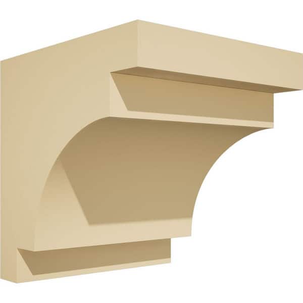 Ekena Millwork Mediterranean 5 1/2 in. x 6 in. x 6 in. Polyurethane Corbel