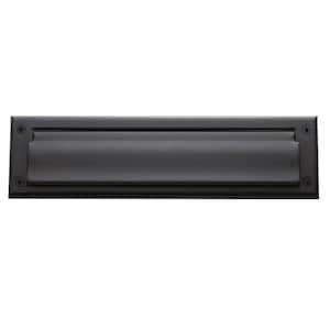 Package Size Hinged Letter Box Plate, Oil-Rubbed Bronze