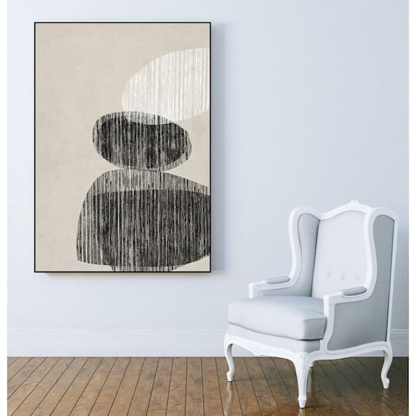 Unbranded 30 in. x 40 in. "Nested II" by Jennifer Goldberger Framed Wall Art