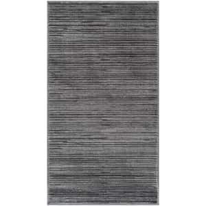 Vision Gray Doormat 2 ft. x 4 ft. Solid Area Rug
