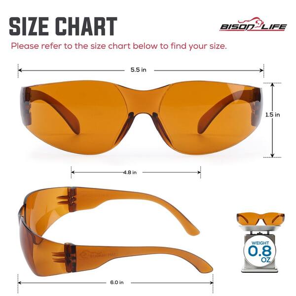 thumbnail image 2 of Clear Polycarbonate Safety Glasses – UV Protection, Adjustable Fit 2 of 6