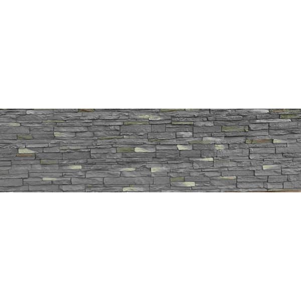 NextStone Slatestone Large 43 In. X 15.5 In. Polyurethane Faux Stone ...