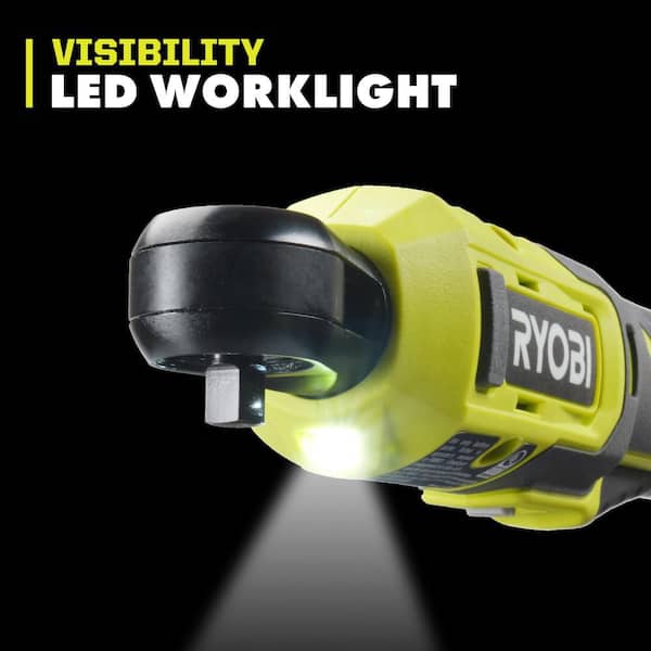 RYOBI USB Lithium 1/4 in. Ratchet Kit with 2.0 Ah Battery and USB