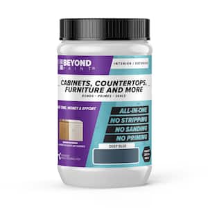1 qt. Deep Blue Cabinets, Countertops, Furniture and More Multi-Surface All-in-One Interior/Exterior Refinishing Paint