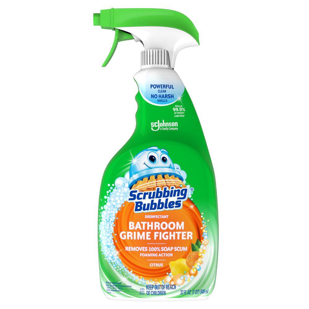 Scrubbing Bubbles 32 fl. oz. Citrus Bathroom Grime Fighter Toilet Bowl Cleaner (8-Pack)