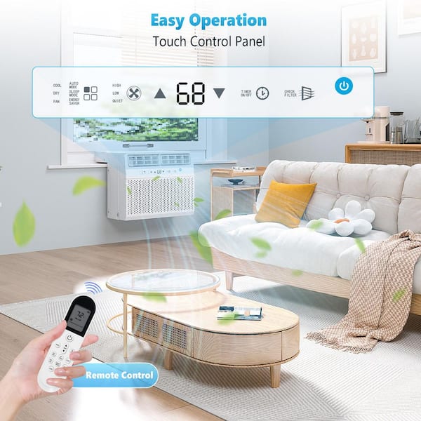 COWSAR 10,000 BTU (6,000 DOE) Window Air Conditioner 115-Volt