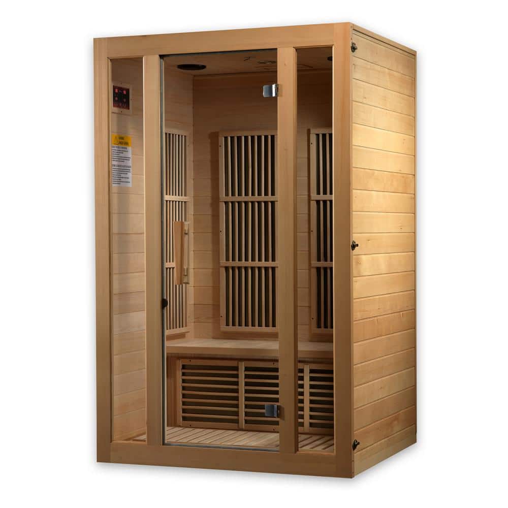 Seattle 2-Person Brown Hemlock FAR Infrared Sauna