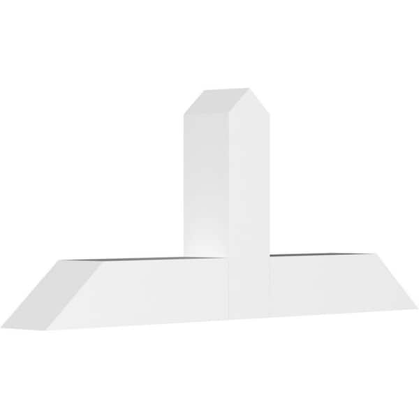 Ekena Millwork Portland 36 in. W x 15 in. H x 4 in. D Signature Polyurethane Bracket