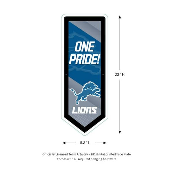 detroit lions pennant