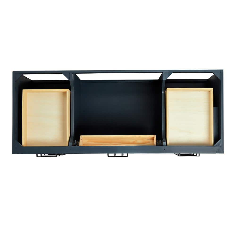 Midnight Blue 54'' Single Freestanding Bathroom Vanity Base