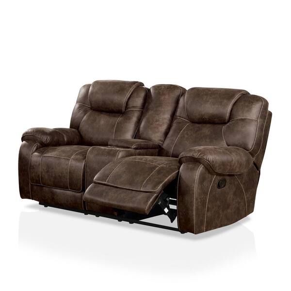 Recliner 3 Seater Sofa Set Brown for sale online 