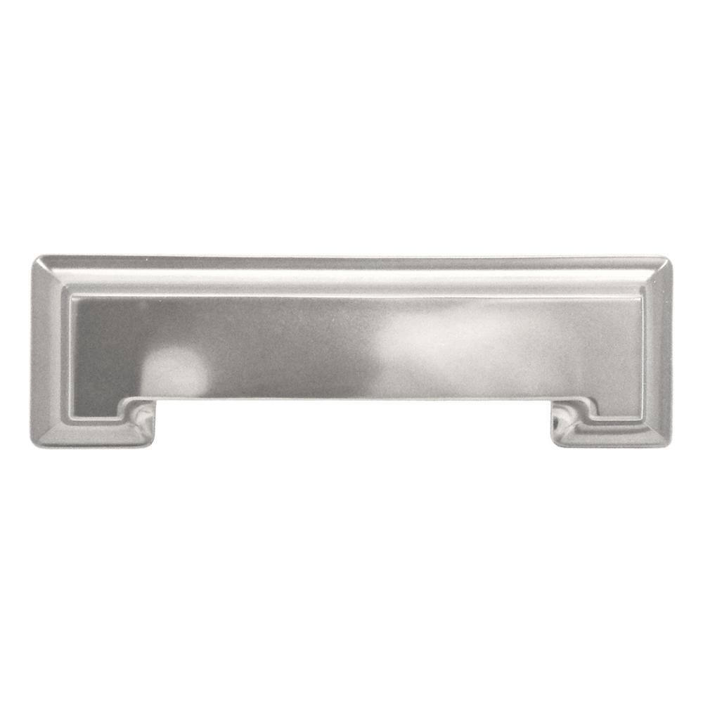 Stainless Steel Modern Cup Pull Handle with Mounting Hardware