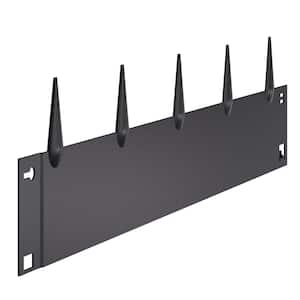 Steel Landscape Edging, 5 Packs 39 x 5 in. Rust-Resistant Metal, Bendable Garden Border, Heavy Duty Lawn Edging, Black
