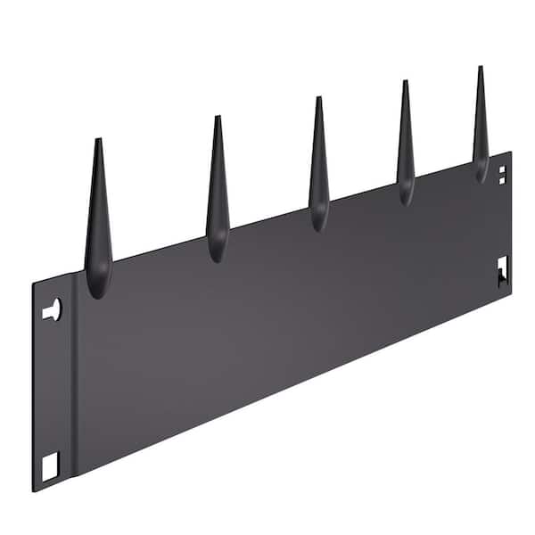 SVOPES Steel Landscape Edging, 5 Packs 39 x 5 in. Rust-Resistant Metal, Bendable Garden Border, Heavy Duty Lawn Edging, Black