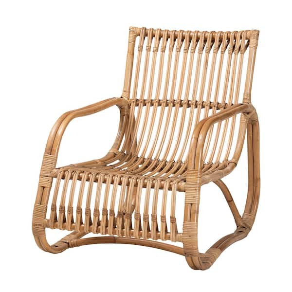 bali & pari Blanca Natural Rattan Arm Chair