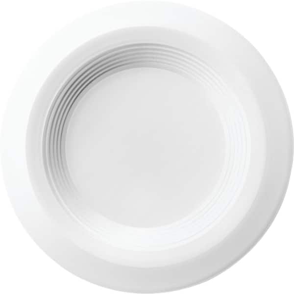 Lithonia Lighting OneUp 3 in. Canless 4000K New Construction or Remodel Dimmable Integrated LED Recessed Light Kit with White Baffle Trim