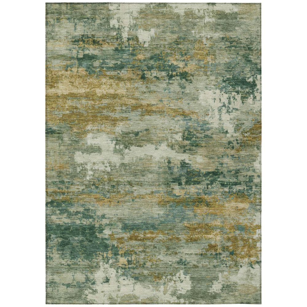 Chantille Machine Washable Indoor/Outdoor Abstract ACN2810 Aloe 3 ft. x 5 ft. Area Rug price history on PriceWatchPro