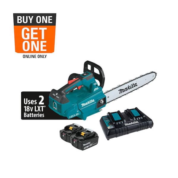 LXT 16 in. 18V X2 (36V) Lithium-Ion Brushless Battery Top Handle Chain Saw Kit (5.0Ah)