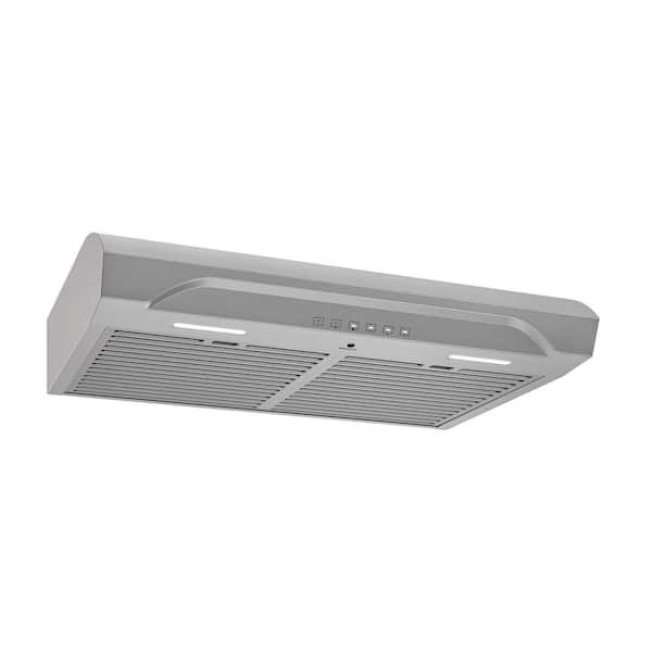 Alta 30 in. 490 MAX Blower CFM Convertible Under Cabinet 1.1 Sones Stainless Steel Range Hood