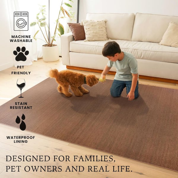 Tappeto per esterno Flatweave Palm rosa 120x170 cm acquista da OBI
