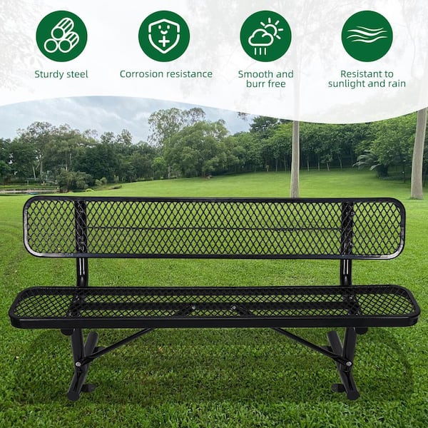 Reclining garden bench discount