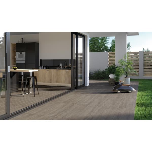 Claudio Coal 8 in. x 47 in. Matte Porcelain Wood Look Floor and Wall Tile (375.84 sq. ft./Pallet)