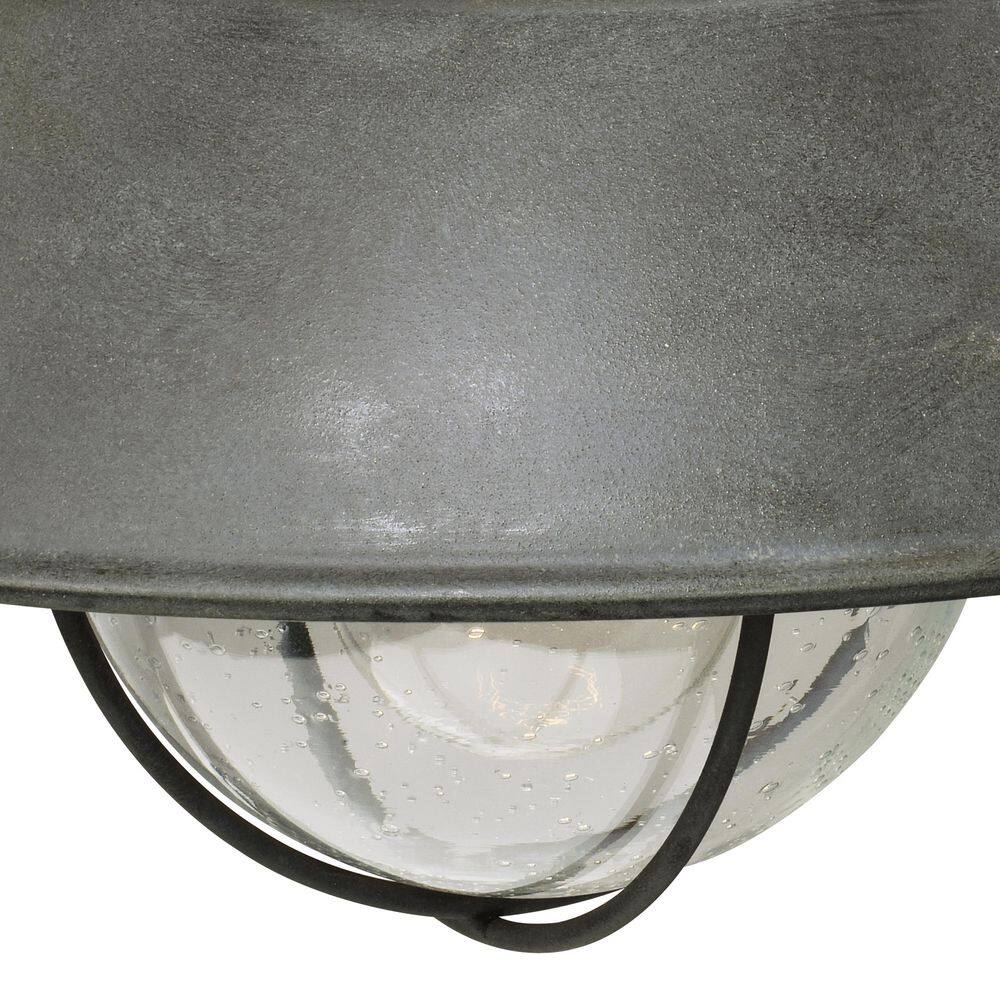 Harwich Textured Gray Steel 11.5" Outdoor Wall Lantern