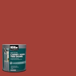 1 qt. #PPU2-16 Fire Cracker Semi-Gloss Enamel Interior/Exterior Cabinet, Door & Trim Paint