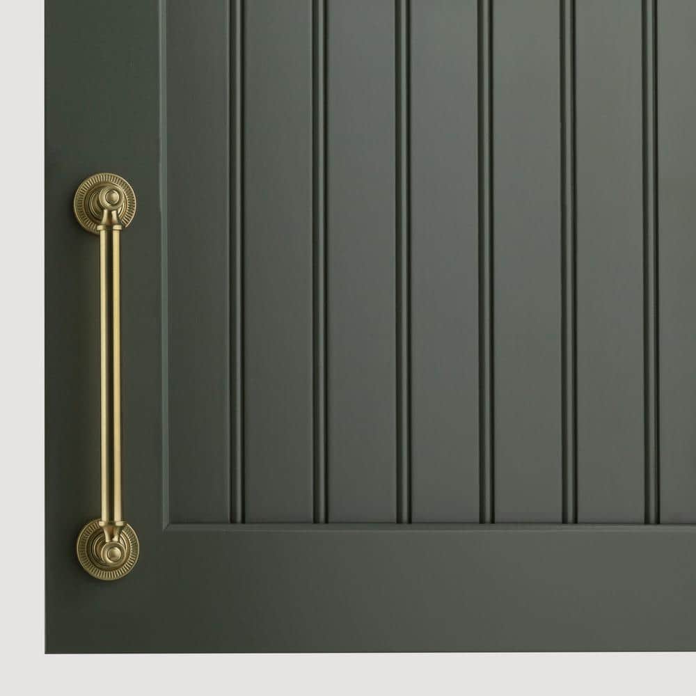 Minted 6" Satin Brass Modern Bar Pull