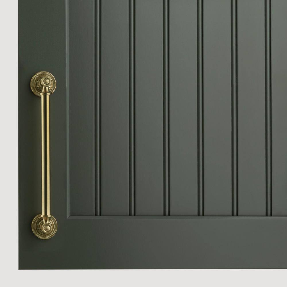Minted 6" Satin Brass Modern Bar Pull