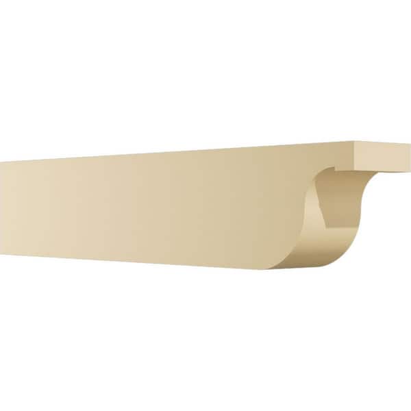 Ekena Millwork Standard Del Monte 4 in. W x 6 in. H x 30 in. D Signature Urethane Rafter Tail Outlooker